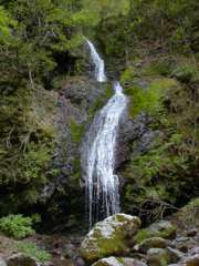 a waterfall
